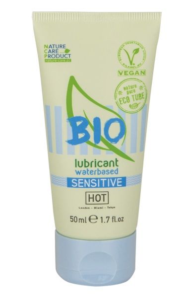 Органический лубрикант для чувствительной кожи Bio Sensitive - 50 мл. - HOT - купить с доставкой в Новочебоксарске