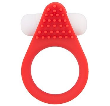 Красное эрекционное кольцо LIT-UP SILICONE STIMU RING 1 RED - Dream Toys - в Новочебоксарске купить с доставкой