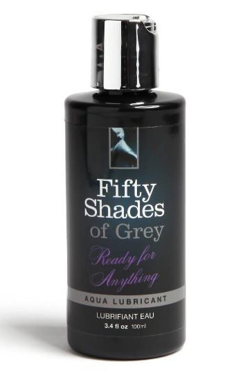 Лубрикант на водной основе Ready for Anything Aqua Lubricant - 100 мл. - Fifty Shades of Grey - купить с доставкой в Новочебоксарске