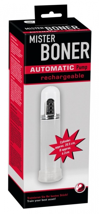 Белая автоматическая вакуумная помпа Mister Boner - Orion - в Новочебоксарске купить с доставкой