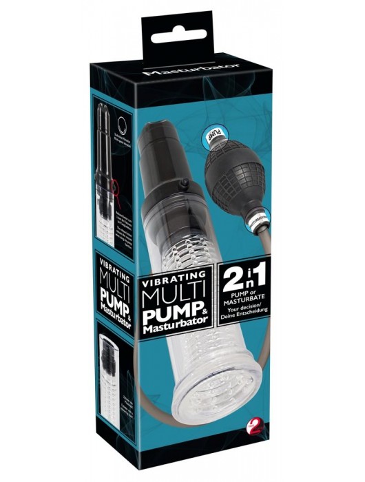 Вакуумная помпа-мастурбатор Vibrating Multi Pump   Masturbator - Orion - в Новочебоксарске купить с доставкой