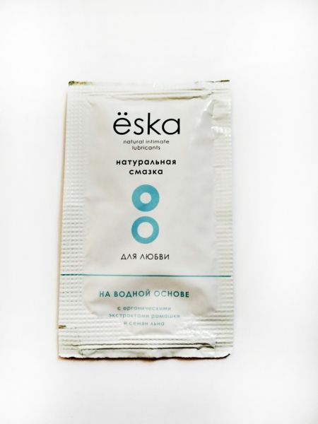 Натуральный лубрикант на водной основе Ёska - 7 мл. - Eska - купить с доставкой в Новочебоксарске