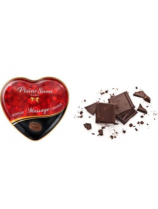 Массажная свеча с ароматом шоколада Bougie Massage Candle - 35 мл. - Plaisir Secret - купить с доставкой в Новочебоксарске