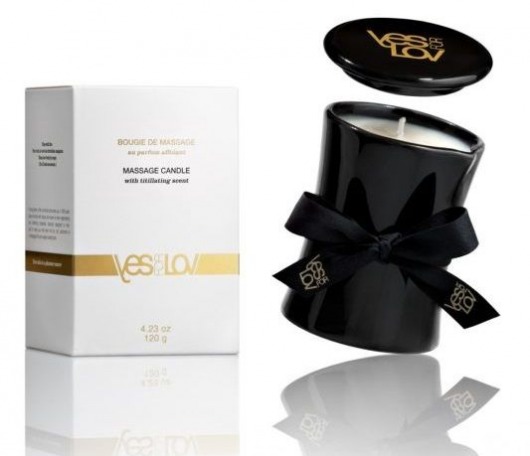 Массажная свеча Titillating Massage Candle - 120 мл. - YESforLOV - купить с доставкой в Новочебоксарске