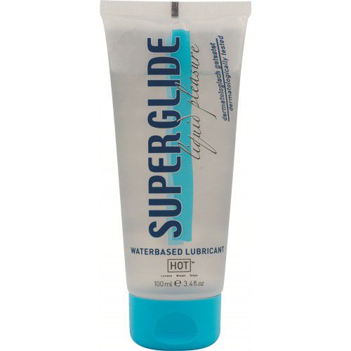 Интимная смазка на водной основе Superglide - 100 мл. - HOT - купить с доставкой в Новочебоксарске
