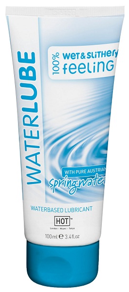 Лубрикант на основе чистой родниковой воды WaterLube - 100 мл. - HOT - купить с доставкой в Новочебоксарске