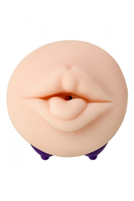 Двухсторонний мастурбатор JOS YARA в фиолетовой колбе - JOS - в Новочебоксарске купить с доставкой