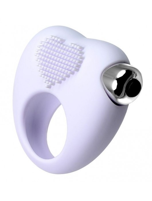 Белое виброкольцо для продления полового акта JOS MOYS - JOS - в Новочебоксарске купить с доставкой