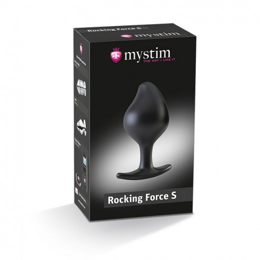 Анальная пробка Rocking Force S для электростимуляции - 9,5 см. - MyStim - купить с доставкой в Новочебоксарске