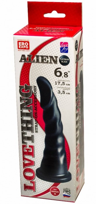 Насадка для трусиков харнесс Alien - 17,5 см. - LOVETOY (А-Полимер) - купить с доставкой в Новочебоксарске