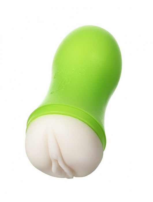 Мастурбатор-вагина A-Toys в зеленой колбе - A-toys - в Новочебоксарске купить с доставкой