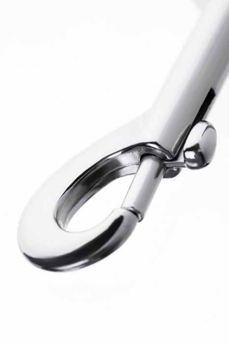 Серебристый двухсторонний карабин TOYFA Metal - ToyFa - купить с доставкой в Новочебоксарске