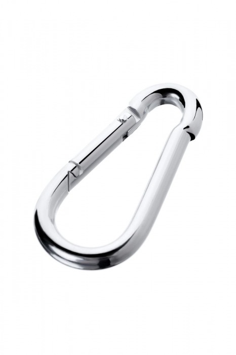 Серебристый карабин TOYFA Metal - ToyFa - купить с доставкой в Новочебоксарске