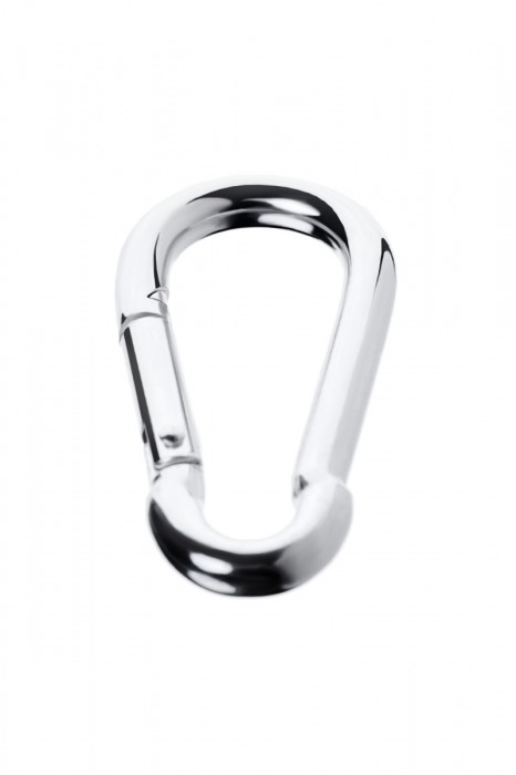 Серебристый карабин TOYFA Metal - ToyFa - купить с доставкой в Новочебоксарске