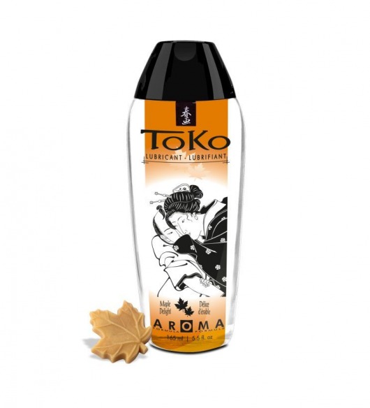 Интимный гель TOKO Maple Delight с ароматом кленового сиропа - 165 мл. - Shunga - купить с доставкой в Новочебоксарске