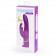Лиловый вибратор-кролик Curve Rechargeable Rabbit Vibrator - 25,4 см. - Happy Rabbit купить в Новочебоксарске с доставкой в Orgasmix.ru Лиловый вибратор-кролик Curve Rechargeable Rabbit Vibrator - 25,4 см. - Happy Rabbit