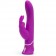 Лиловый вибратор-кролик Curve Rechargeable Rabbit Vibrator - 25,4 см. - Happy Rabbit купить в Новочебоксарске с доставкой в Orgasmix.ru Лиловый вибратор-кролик Curve Rechargeable Rabbit Vibrator - 25,4 см. - Happy Rabbit