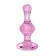Розовая фигурная анальная втулка - 9,8 см. - Sexus в Новочебоксарске Розовая фигурная анальная втулка - 9,8 см. - Sexus