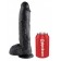Реалистичный чёрный фаллоимитатор-гигант 10 Cock with Balls - 25,4 см. - Pipedream купить с доставкой в интернет-магазине Orgasmix в Новочебоксарске Реалистичный чёрный фаллоимитатор-гигант 10 Cock with Balls - 25,4 см. - Pipedream