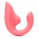 Розовый вибромассажер для двойной стимуляции Womanizer Blend - Womanizer