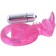 Розовая вибронасадка со стимулятор клитора   Язычок - Toyfa Basic - в Новочебоксарске купить с доставкой